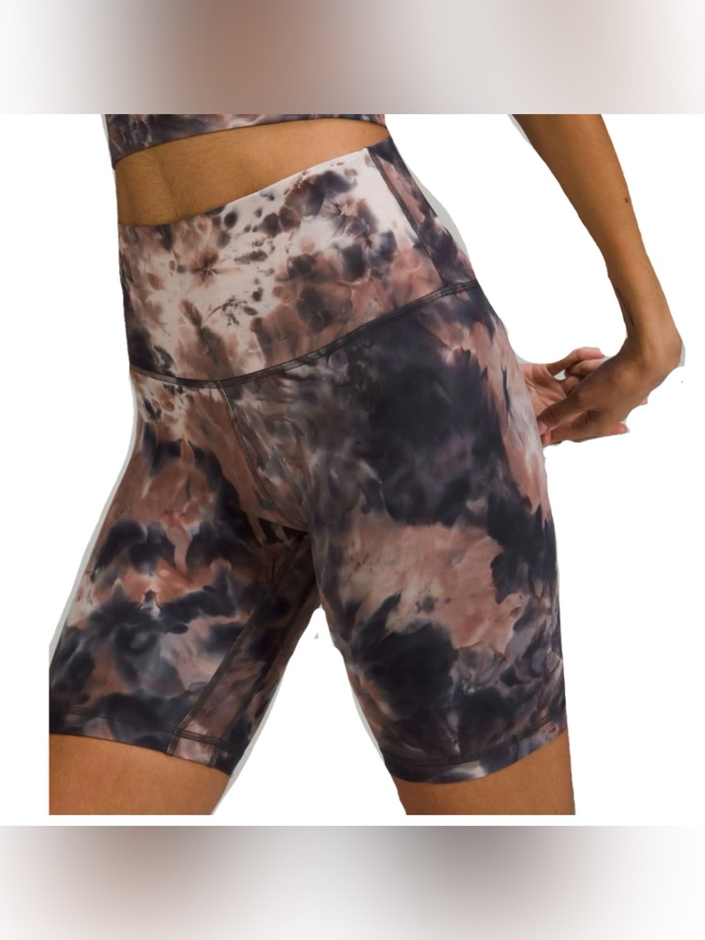 Tie-Dye High-Waist LuLuLemon Align 6”